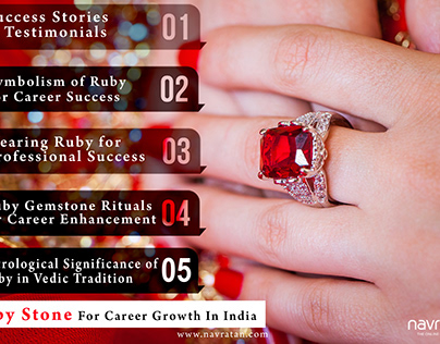 Ruby Stone for Career Growth in India