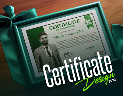 Certificate Design | Promotional Certificate