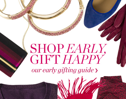 The Early Gifting Guide, Holiday 2012