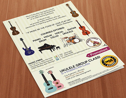 Music Finds Promotional Flyer