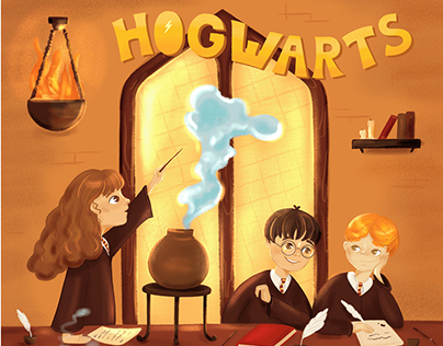 Harry Potter art. Potter Week Prompts