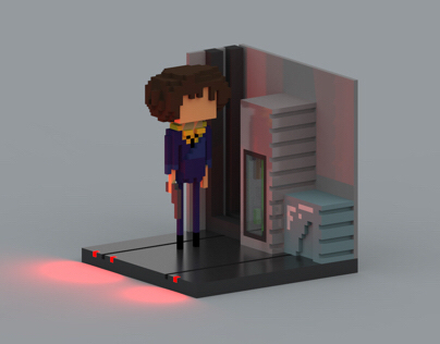 Projet personnage & voxel