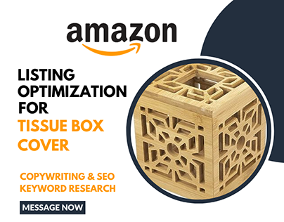 Amazon Listing Optimization for Tissue Box Cover