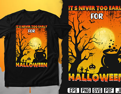 It's never too early for Halloween T-Shirt Design