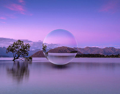 Floating Sphere Floating Landscape Edit