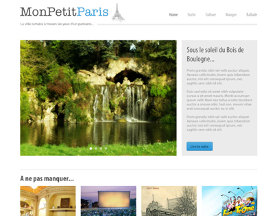 Mon Petit Paris - Homepage