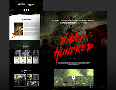 Project thumbnail - The Eight Hundred - film marketing website