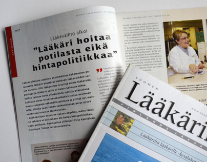 Finnish Medical Journal - layout design