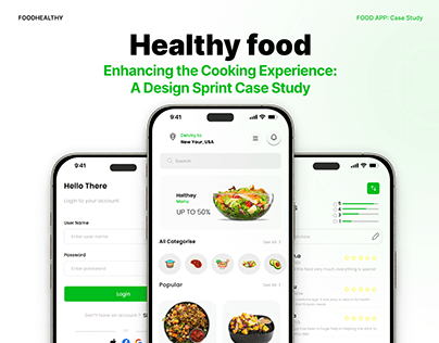 Project thumbnail - Food Delivery App | Mobile UI/UX Case study