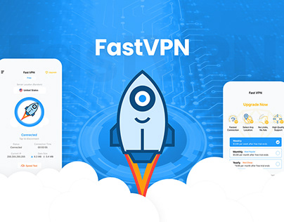 FastVPN Mobile App UI/UX