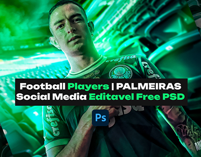 Football | PALMEIRAS social media Editavel Free PSD