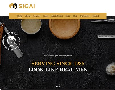 Sigai - Hair Salon WordPress Theme