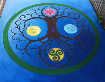 Celtic Tree of Life Mural