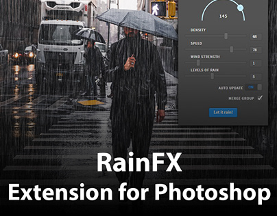 RainFX ( Extension for Photoshop )