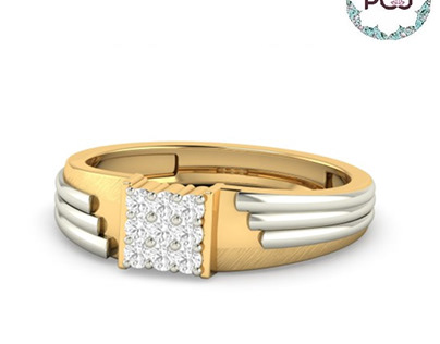 Gent’s Diamond Ring By PC Jeweller