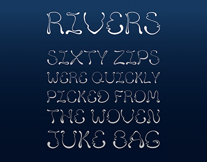 Rivers Typeface