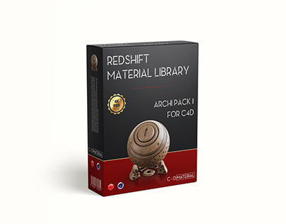 Redshift material library for C4D - Archi pack 1