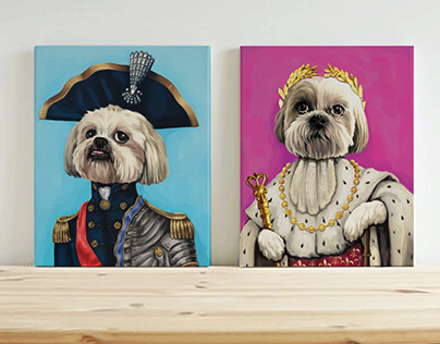 Fancy Dog Portraits