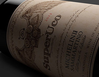 SuperUco · Wine Label Design · Wine Packaging