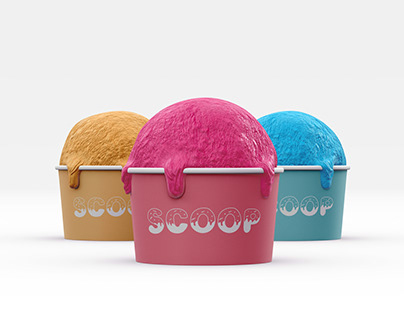 Scoop ice cream - Branding