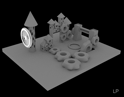 Village 3D (Ambient Occlusion)