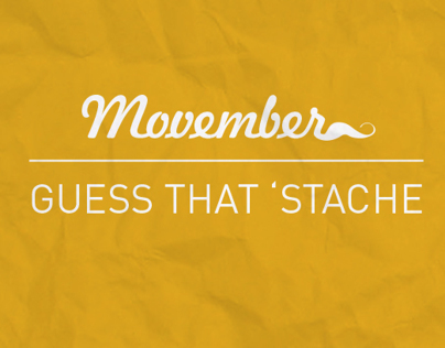 Movember: Guess That Stache