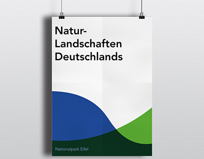 Poster Design Natur Landschaften Deutschland – Eifel