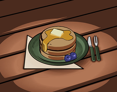 3D Anime Style Pancake