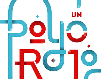 Afiche de Teatro / Un Poyo Rojo