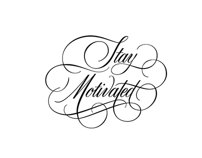 Lettering- Stay Motivated
