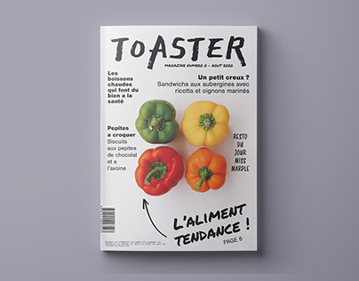 Magazine TOASTER - Projet Final (Food Magazine)