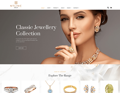 Jewellery Collection (E-Commerce Website Design)