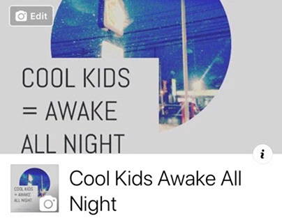 Cool Kids Awake All Night