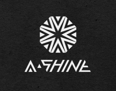 A-Shine. Music band logo