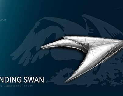 landing swan formstudy