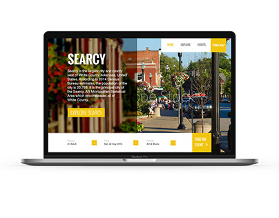 Searcy, AR - Event Website Redesign