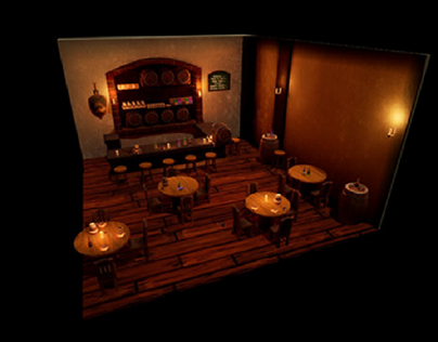 Medieval tavern  3D