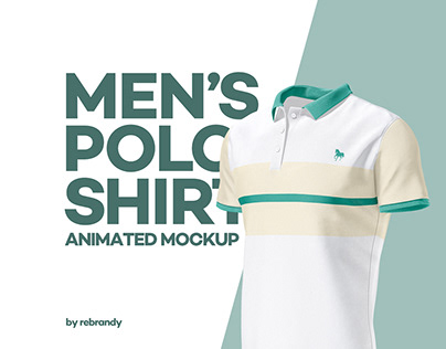 Men's Polo Shirt Animated Mockup