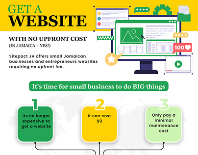 Get a website with no upfront cost