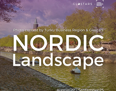 Nordic Landscape photo contest invitation by Glostars