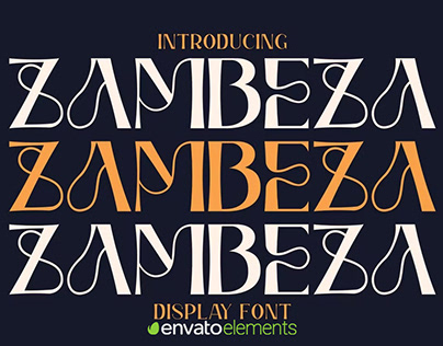 Zambeza - Display Font