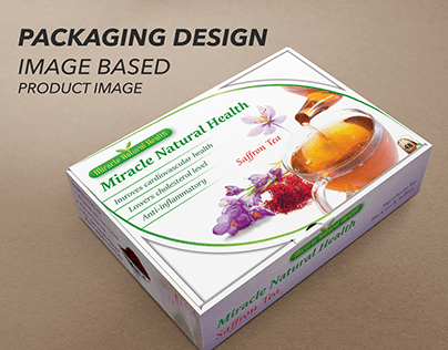 Tea Bag Box Packaging design