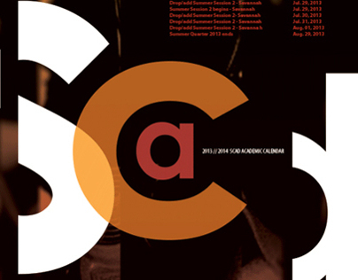 2013 SCAD Academic Posters