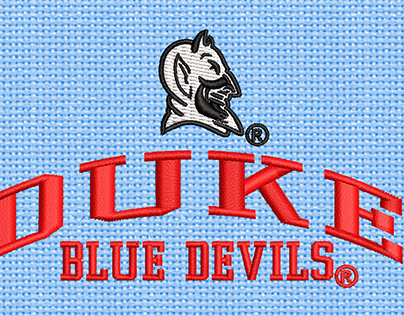 Duke Blue Devils Embroidery logo.