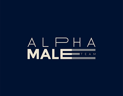 ALPHAMALE Logo design