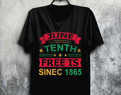 June Tenth T Shirt Design