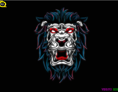 Neon Lion (referenced with modification)