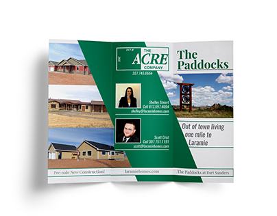 Brochure Design and Billboard Photo - The ACRE Company