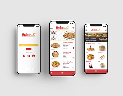 Fast Food app ui for client