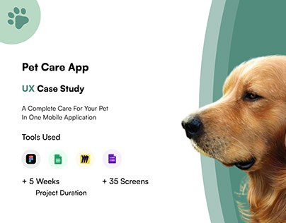 Project thumbnail - Pet Care Application UX Case Study